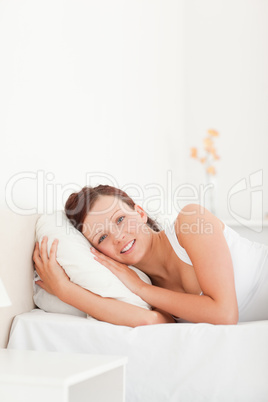 Close up of a smiling woman looking into the camera