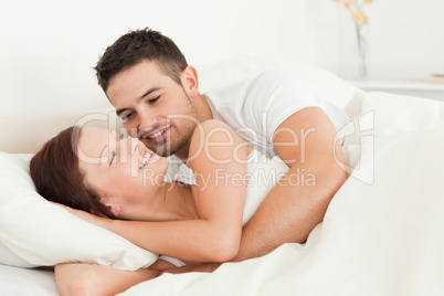 Cheerful young couple