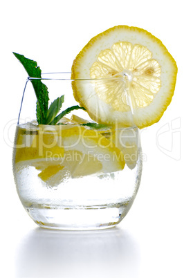 Glass of fresh cool drink