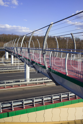 Footbridge on Motorway