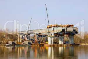 River Bridge Under Construction