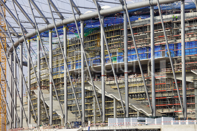 Football Stadium Under Construction