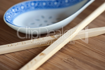 Chopsticks and Spoon