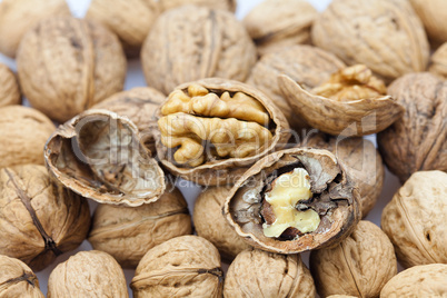 Walnuts background