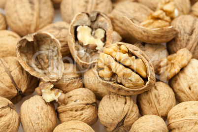 Walnuts background