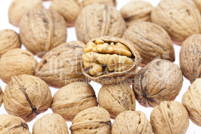 Walnuts background