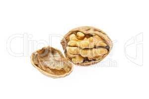 Walnuts isolated on white