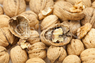 Walnuts background