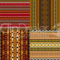 Decorative African patterns