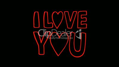 Rotation of i love you logo.valentine,card,passion,text,romantic,symbol,Valentine's Day