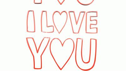 Rotation of i love you logo.valentine,card,passion,text,romantic,symbol,Valentine's Day