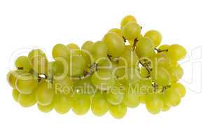 fresh grape fruits isolated on white background