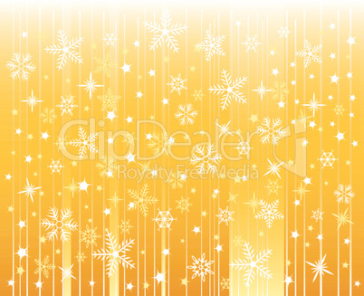 Vector Abstract Golden Christmas Background