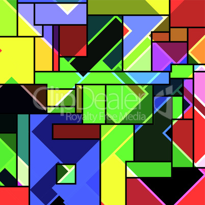 rectangular abstract pattern