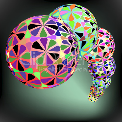 geometric bubbles pattern.eps
