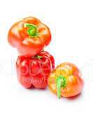 red pepper isolated on white