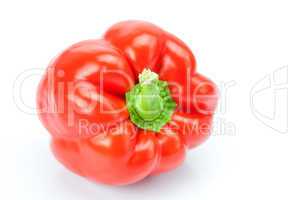 red pepper isolated on white