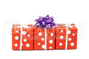presents isolated on white