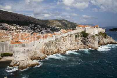 Stadtmauern von Dubrovnik in Kroatien