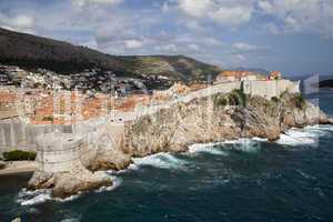 Stadtmauern von Dubrovnik in Kroatien