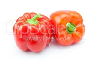 red pepper isolated on white