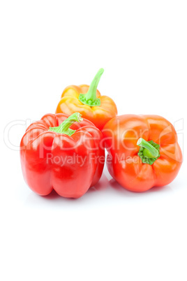 red pepper isolated on white