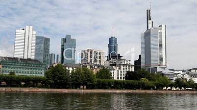 Bankenviertel in Frankfurt am Main in Deutschland