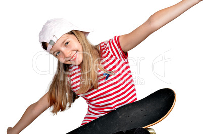 Mädchen skateboard rapper skater