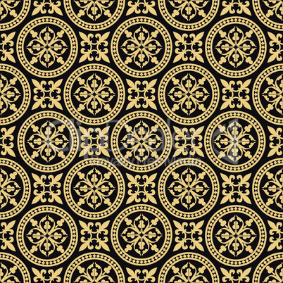 Antique oriental seamless pattern