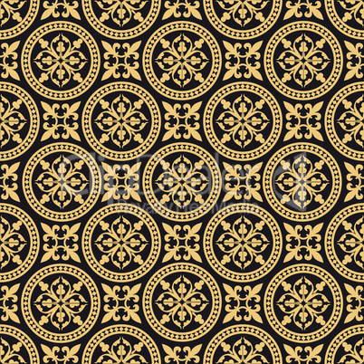 Antique oriental seamless pattern