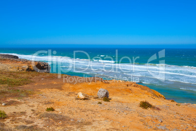 Atlantic coast in Portugal