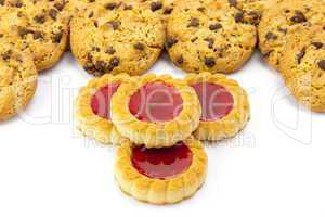 cookies  isolated on white backgrounds