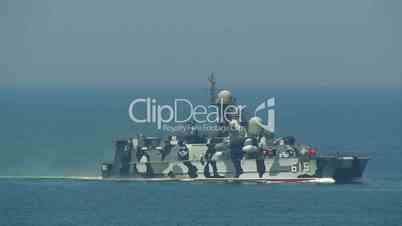 Missile hovercraft "Bora" Black Sea Fleet.