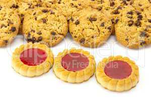 cookies  isolated on white backgrounds