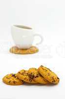 Cookies and coffee cup