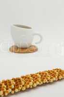 Cookies and coffee cup