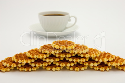 Cookies and coffee cup