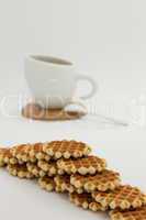 Cookies and coffee cup