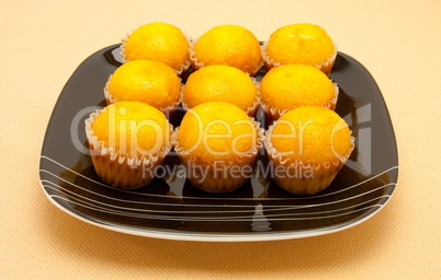 orange cakes