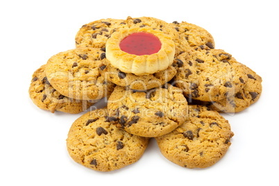 cookies  isolated on white backgrounds