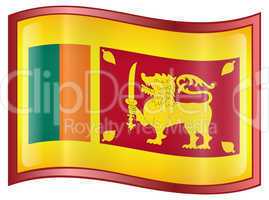 Sri Lanka Flag Icon.