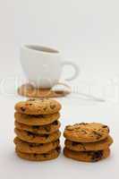Cookies and coffee cup