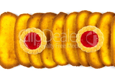 cookies isolated on white background