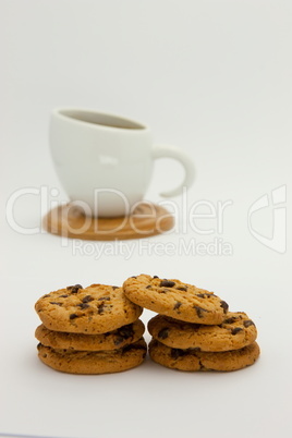 Cookies and coffee cup