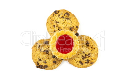 cookies isolated on white background