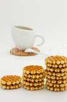 Cookies and coffee cup