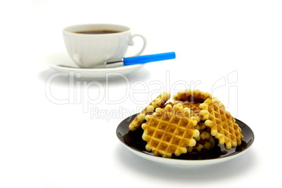 Cookies and coffee cup