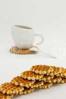 Cookies and coffee cup