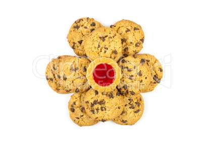 cookies isolated on white background