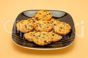 A plate of cookies